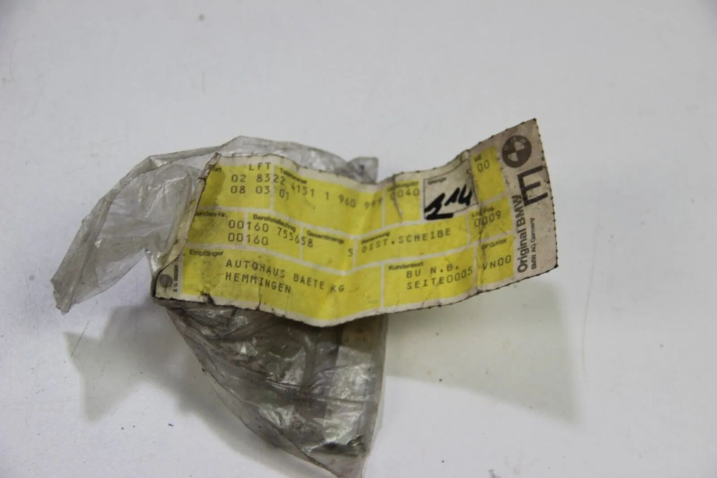 NEU Original BMW E30 E36 E34 E46 Distanz Scheibe Menge 5 NOS 41511960999 Tür