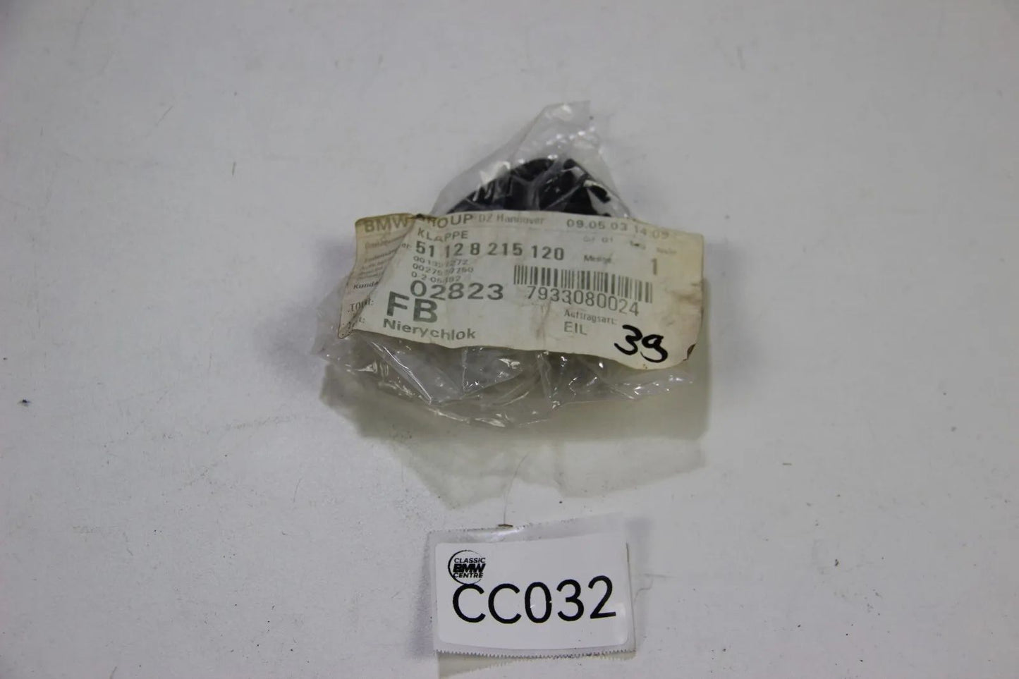 NEU Original BMW E46 Klappe Abschleppöse grundiert 51128215120 Abdeckung