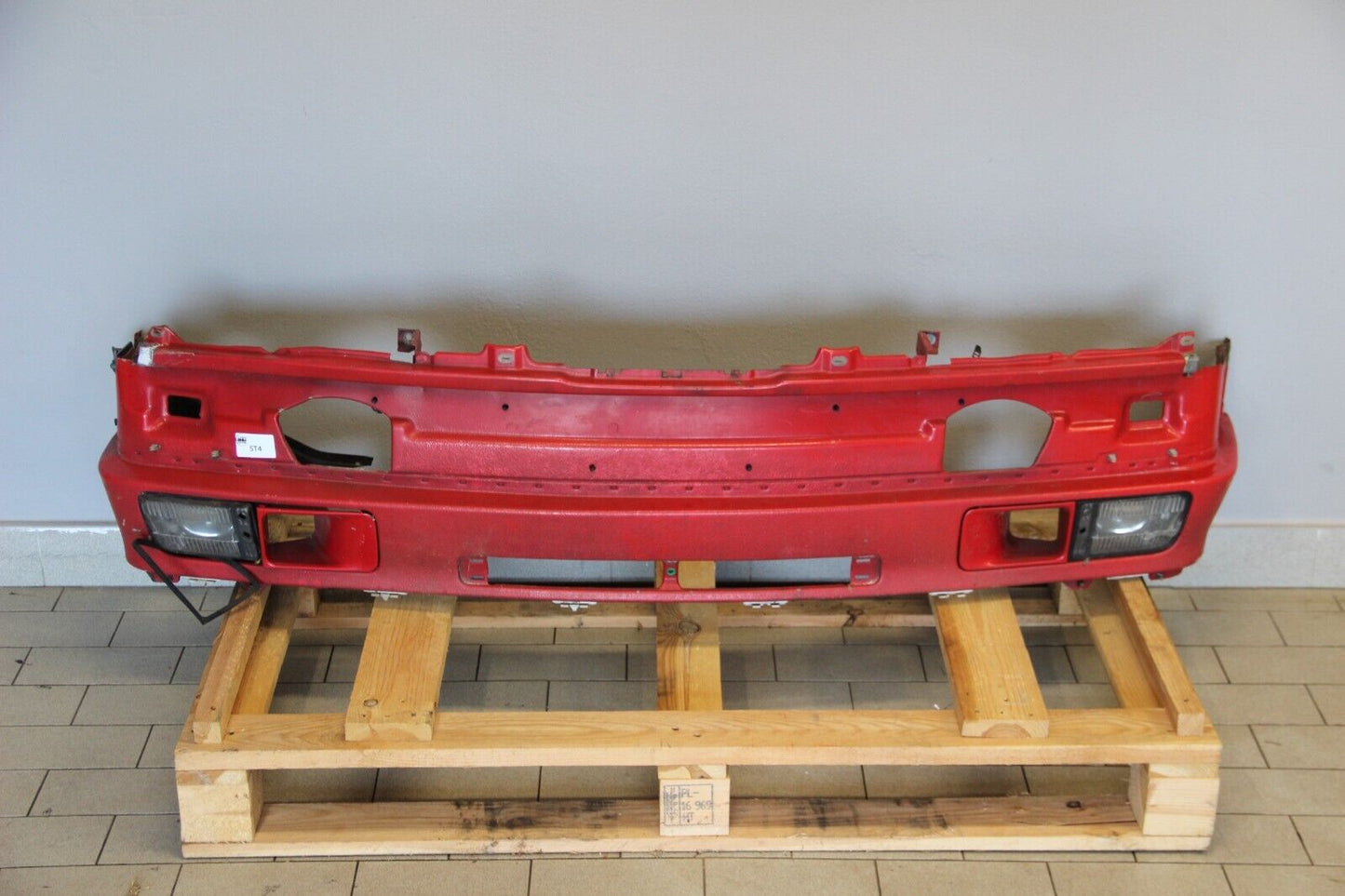 Original BMW E30 87-94 Frontblech Frontschürze NFL Brilliantrot 41331961229 3er