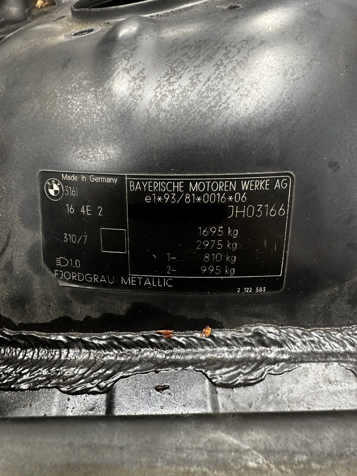 BMW E36 316i Motor Getriebe M43 M43b16 1.6L 102PS 150NM Getrag Compact Coupé Lim