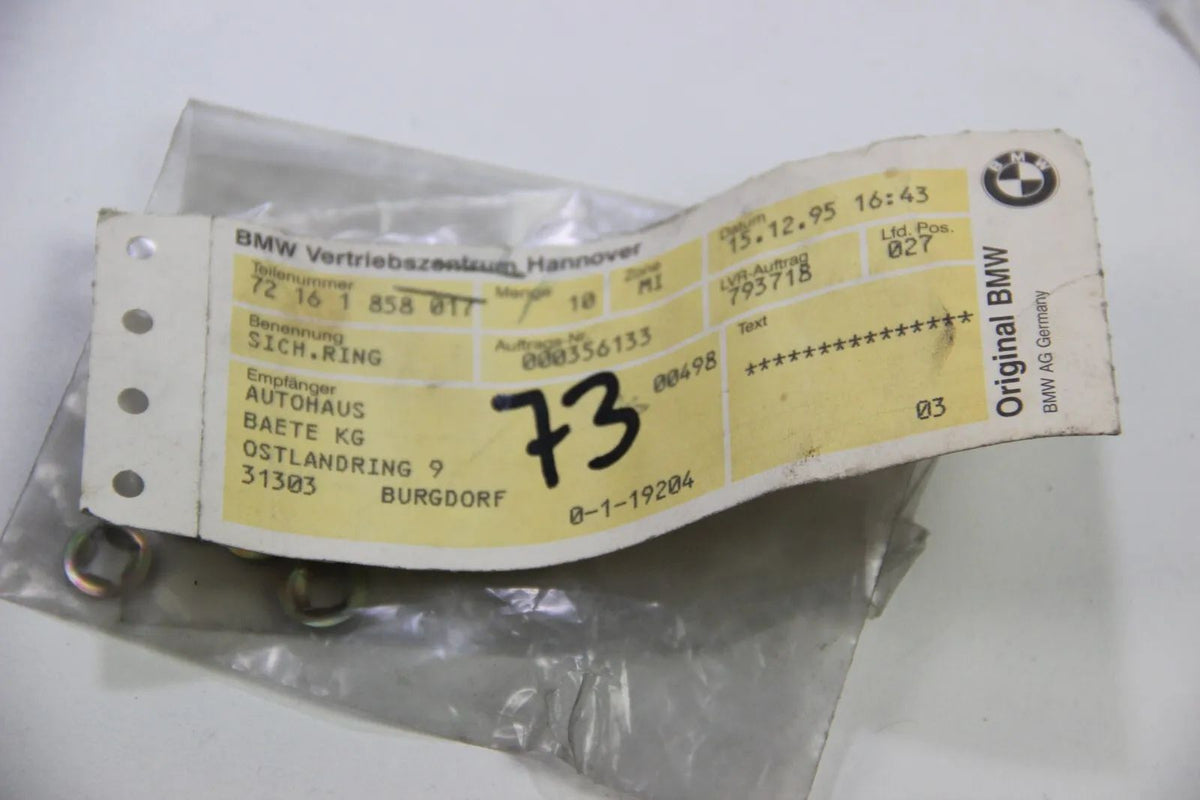 NEU Original BMW E36 E34 E60 Sicherungsring 4x 72161858017 Safetyring 3er 5er