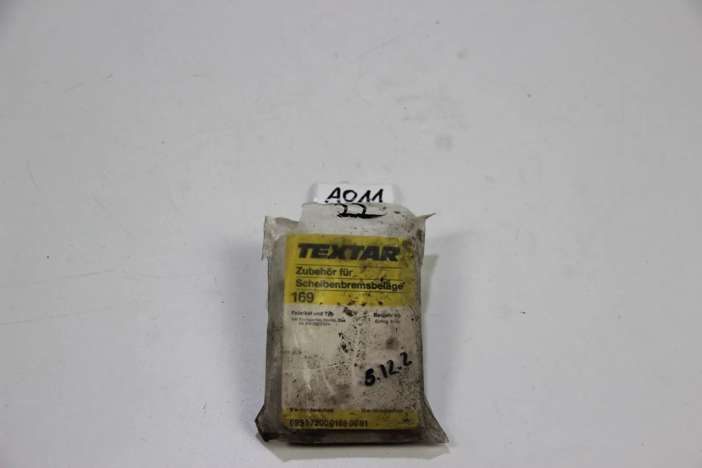 Original Textar 8999720001690091 Zubehör für Scheibenbremsbeläge VW Transporte