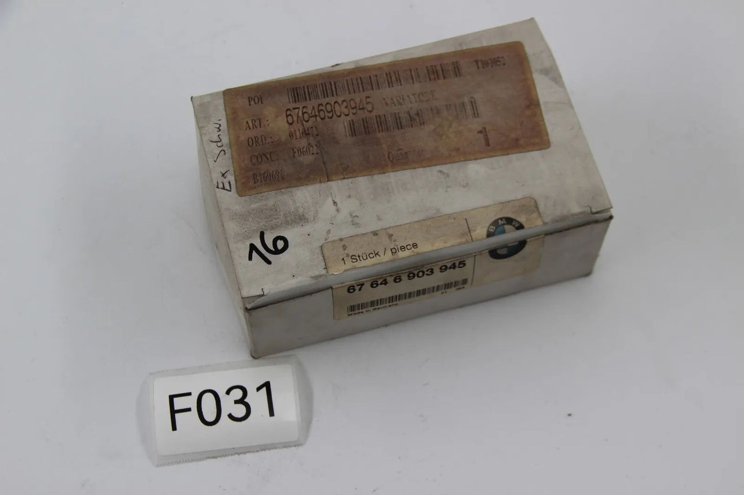 Original BMW E39 E38 E53 Getriebe Lenksäulenlängsverstellung 67646903945