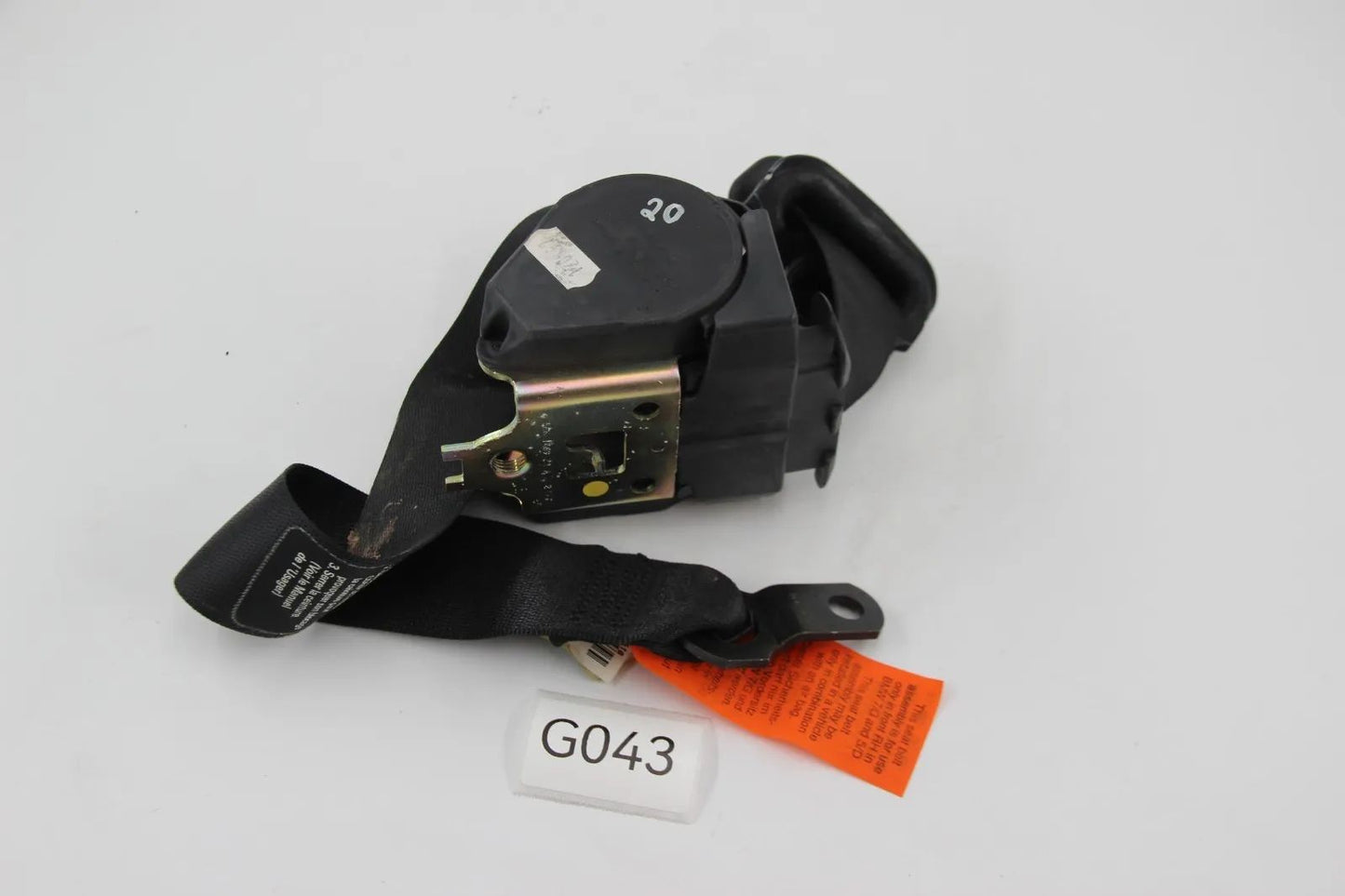 BMW E39 E38 5er 7er Obergurt vorn rechts mit Kraftbegrenzer Schwarz 72118198572