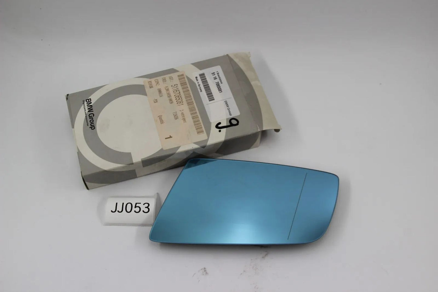 Original BMW E60 E61 E63 E64 Spiegelglas beheizt Weitwinkel links 51167065081