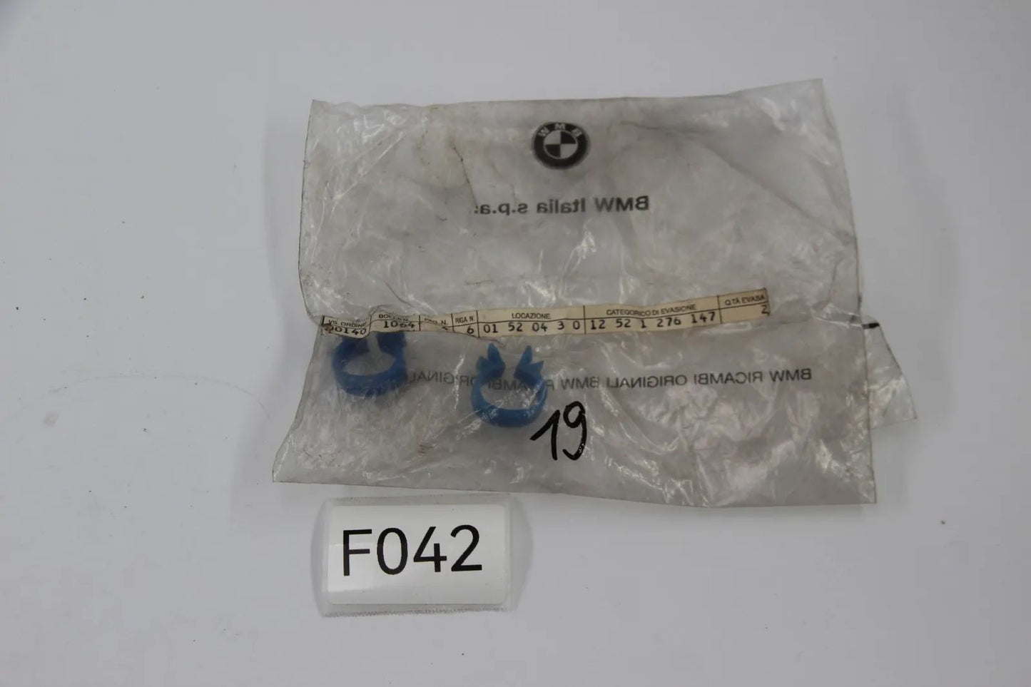 Orig BMW E21 E30 E12 E28 E24 E23 E31 Z3 Kabelhalter D= 16,8MM 2Stk 12521276147