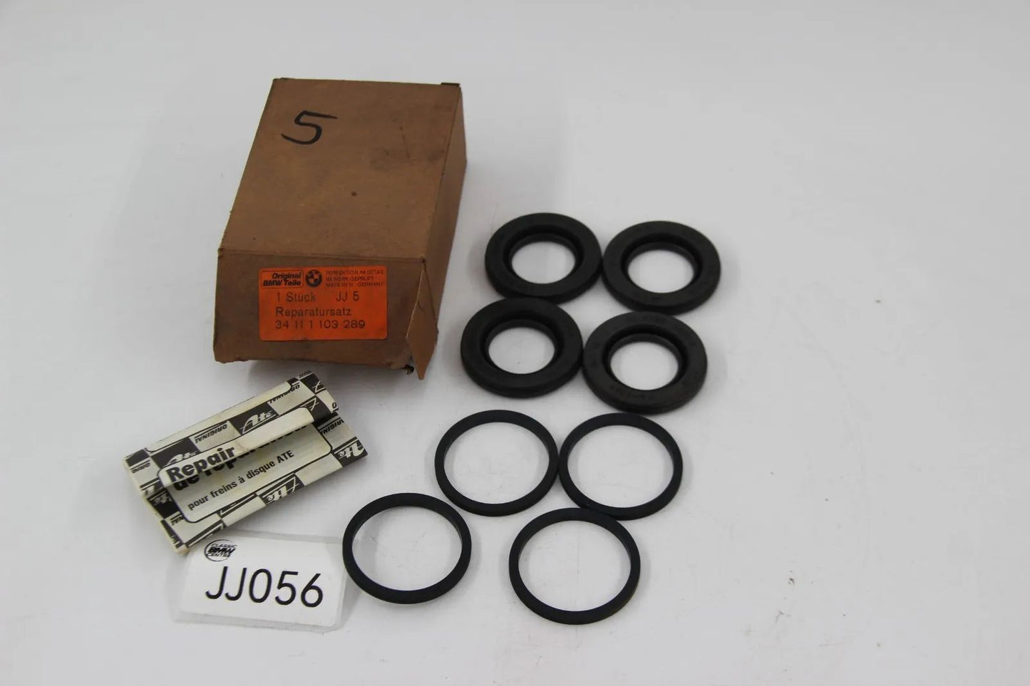 Original BMW 1600 - 2002tii M10 Dichtungssatz Bremssattel NOS 34111103289