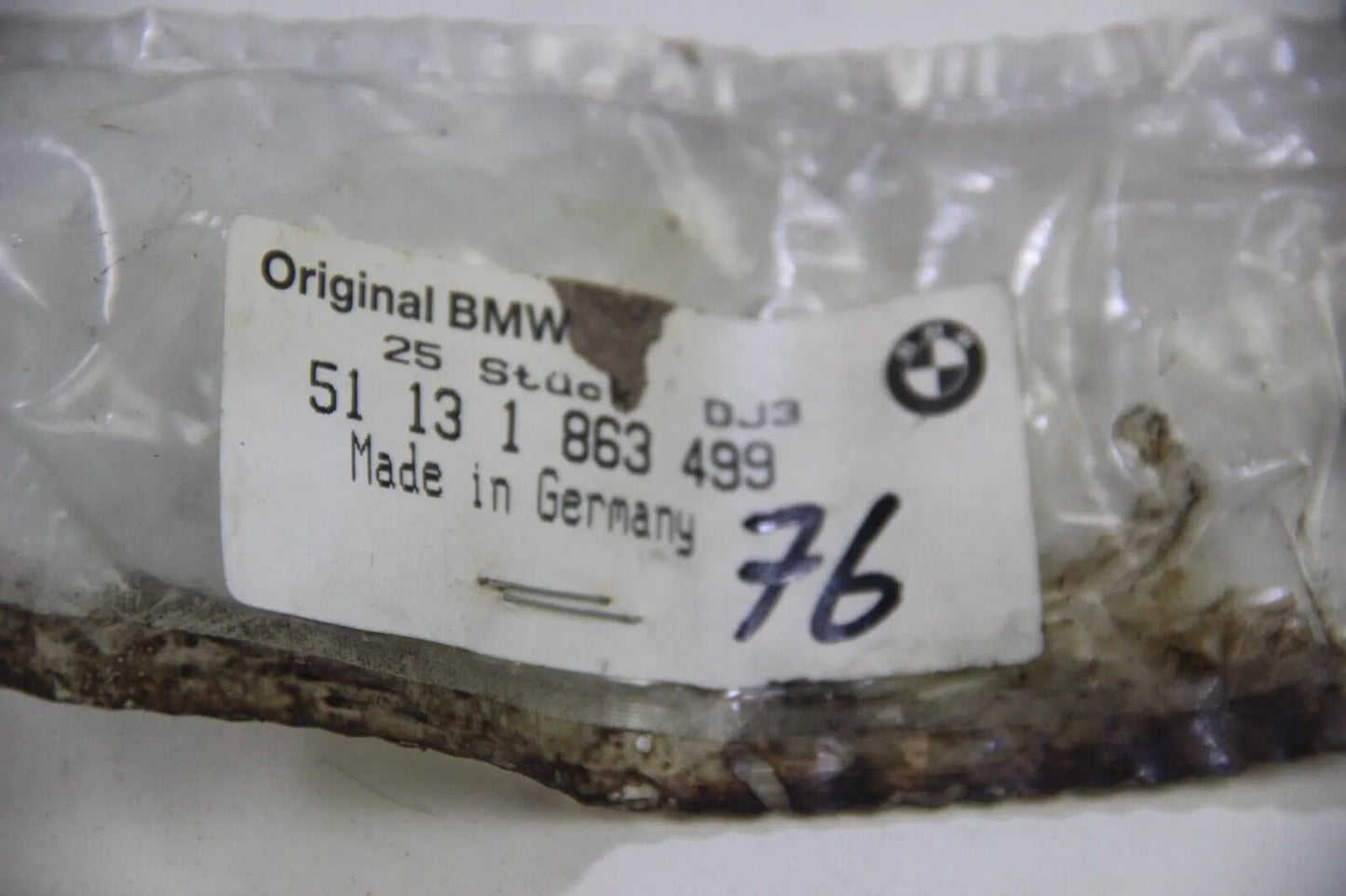 NEU Original BMW E3 E21 E30 E12 E23 25x Klammer 51121863499 Clips OEM