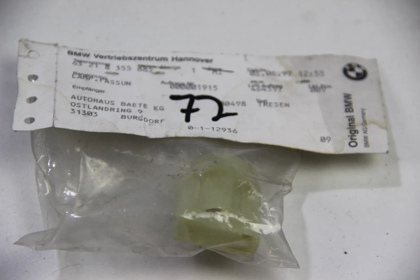 NEU Original BMW E30 E34 E32 E38 Lampenfassung P21 W 63218355888 3er 5er 7er