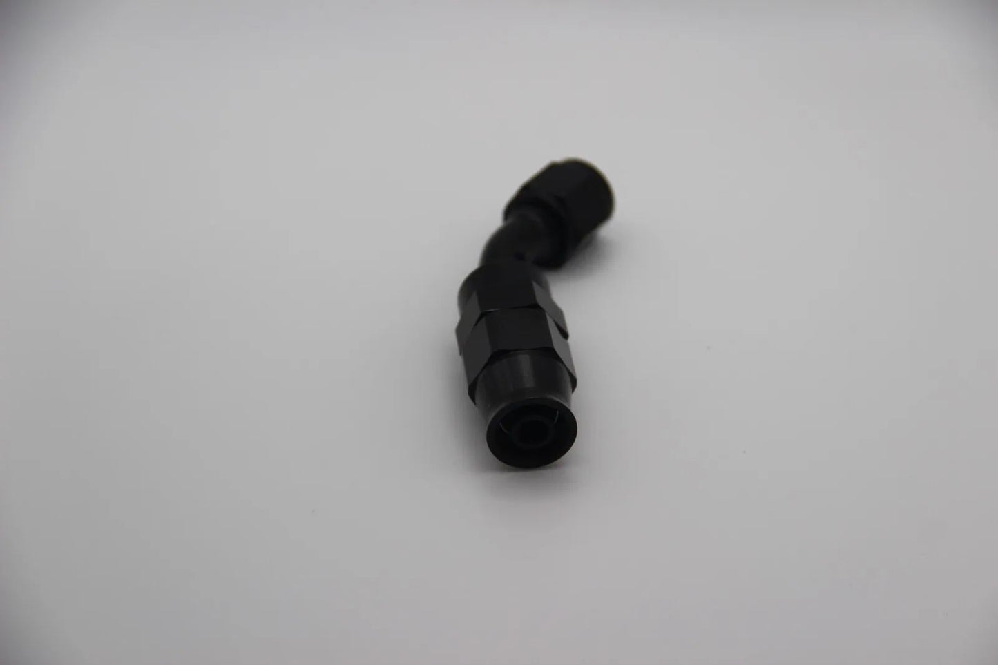 AN6 Alu Fitting 45 Grad NEU Dash6 Winkel schwarz Verbinder AN-6