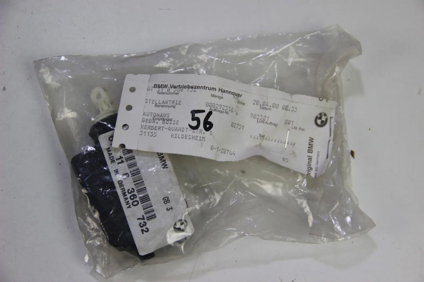 BMW Original E36 Z3 Stellantrieb Heckklappe NOS 6711830732 Zentralverriegelung