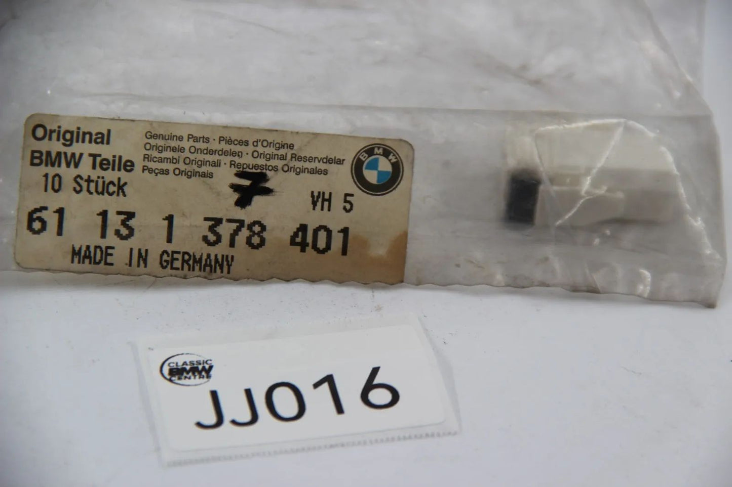 Original BMW E30 3er E24 6er E34 5er E32 7er Steckergehäuse Weiß 61131378401