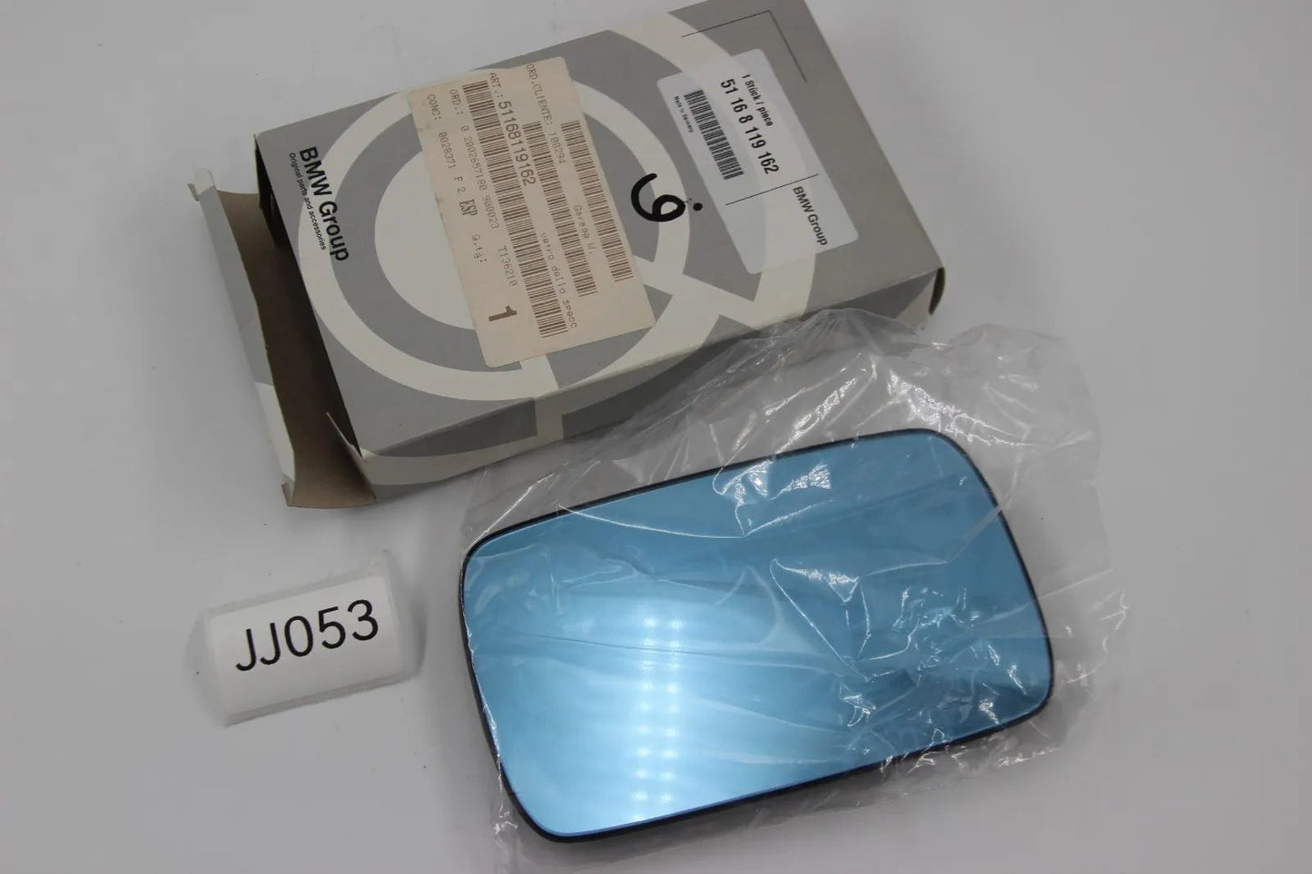 Original BMW E36 E34 M5/3.6/3.8 Spiegelglas konvex Aussenspiegel 51168119162