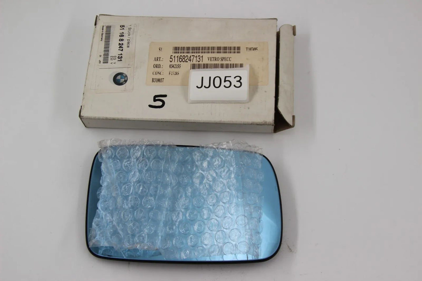 Original BMW E46 E65 E66 Spiegelglas beheizt Weitwinkel links 51168247131