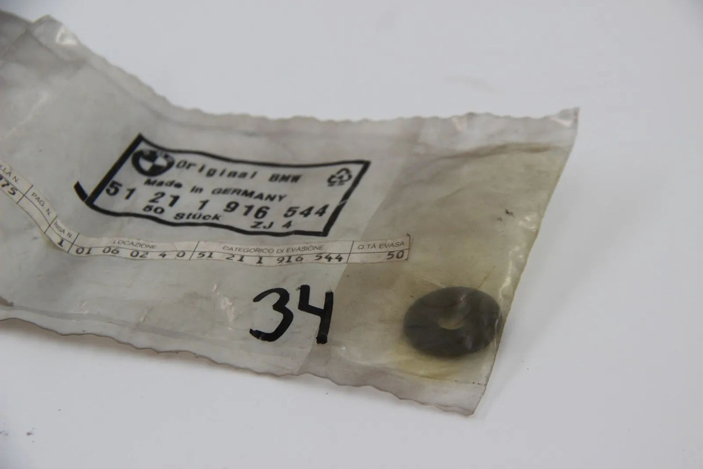 Original BMW E30 316i-325i M3 Dichtscheibe Scheibe 51211916544