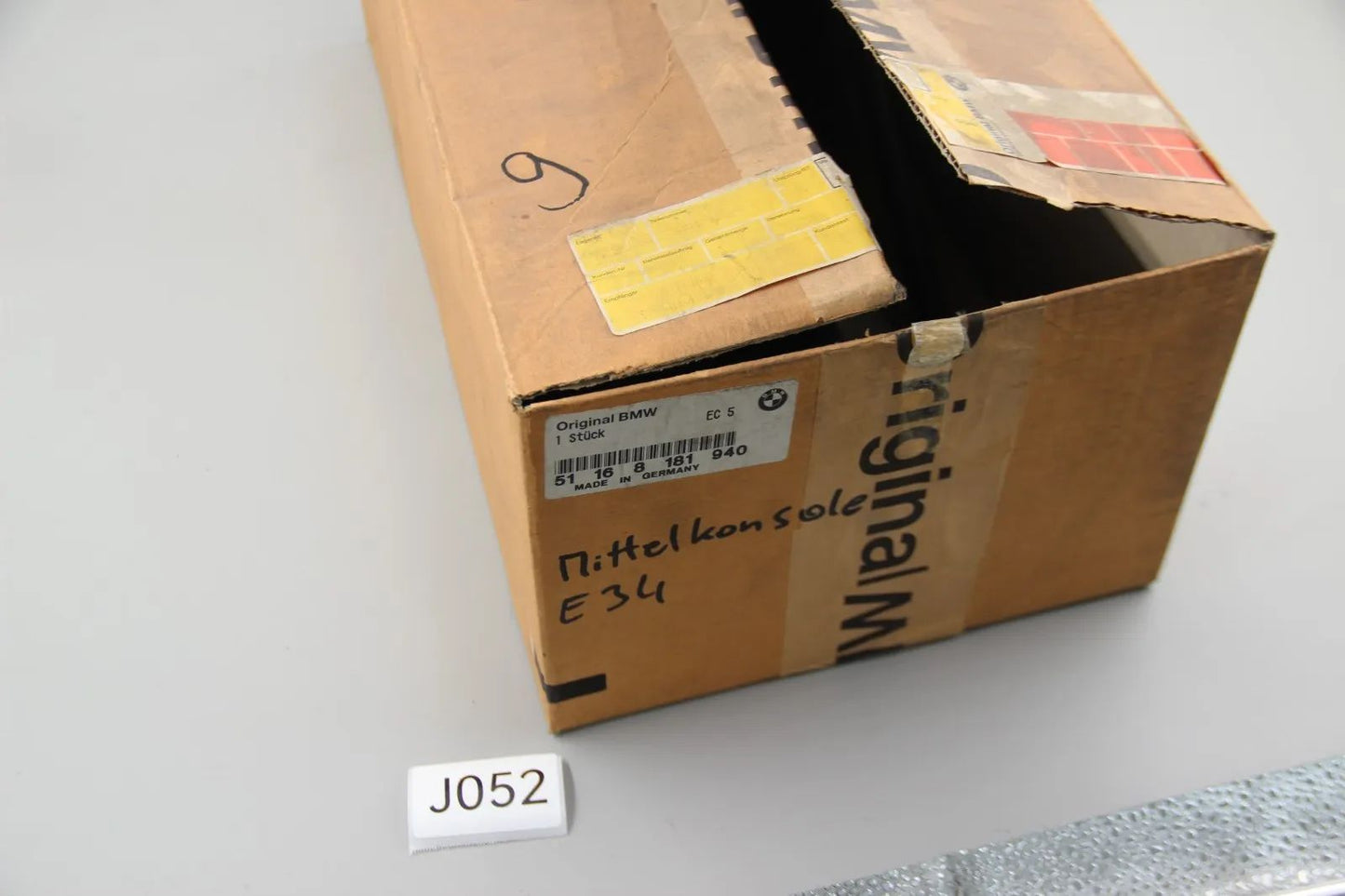 Original BMW E34 Limo/Touring Konsole Mittelkonsole schwarz 51168181940