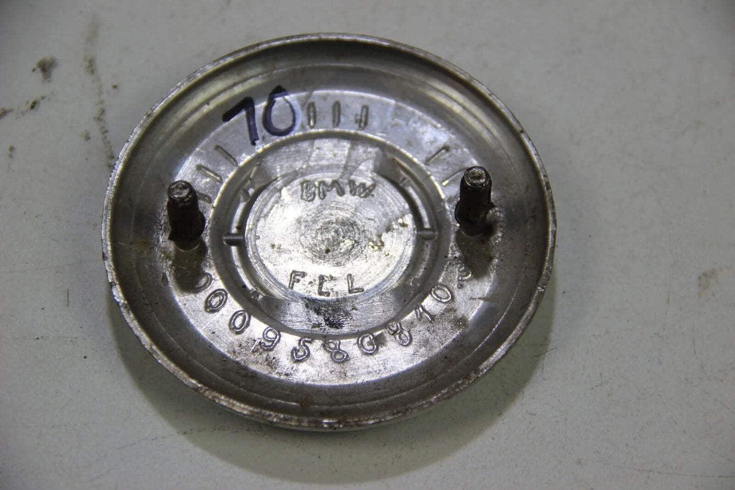 Original BMW E3 Plakette vorne Emblem 88mm Aluminium Badge OEM 00095808103