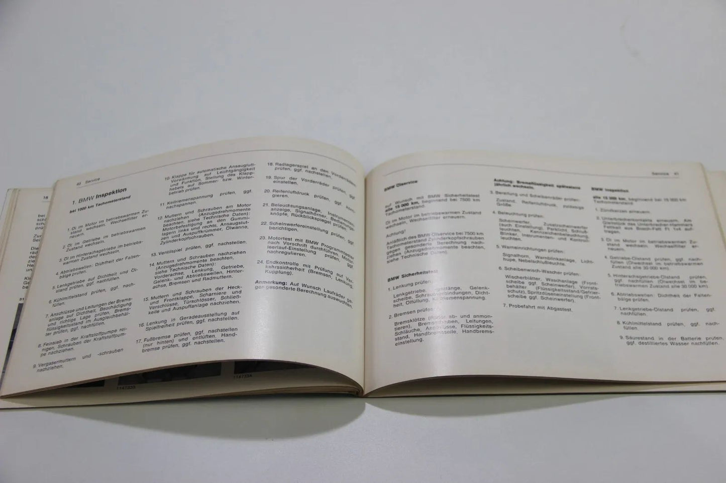 Original BMW E10 1502 Betriebsanleitung 01409760220 Bedienungsanleitung 02