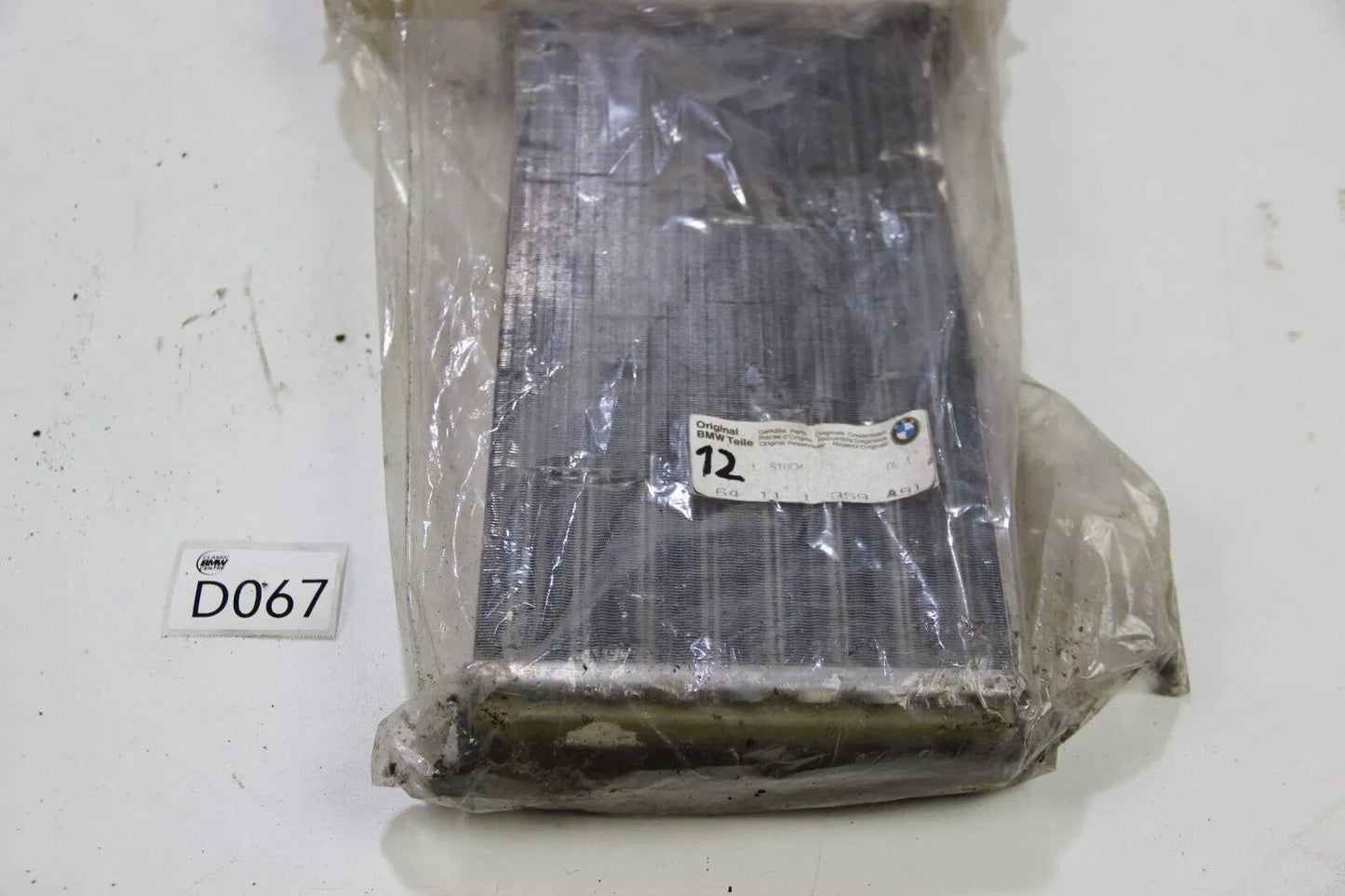 BMW E21 316-323i E12 518-535i E24 635csi Heizkörper Wärmetauscher 64111359491