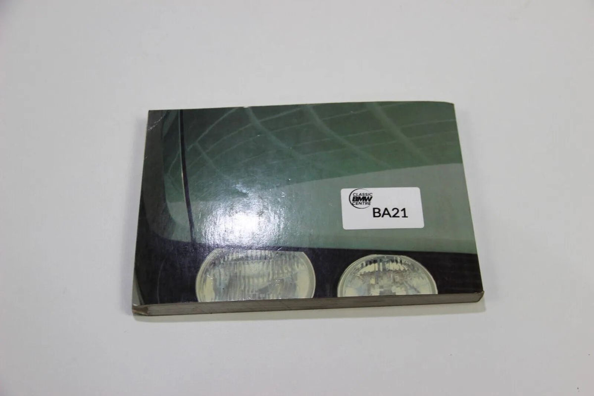 Original BMW E28 518 - 528i Betriebsanleitung 01409760780 Bedienungsanleitung 5e