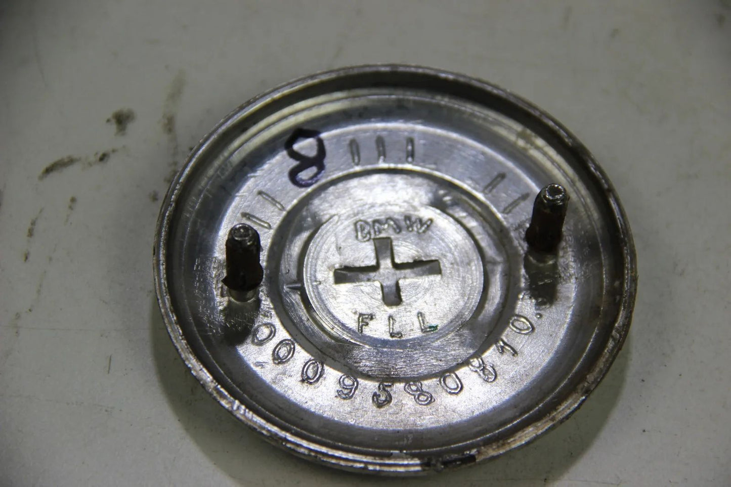 Original BMW E3 Plakette vorne Emblem 88mm Aluminium Badge OEM 00095808103