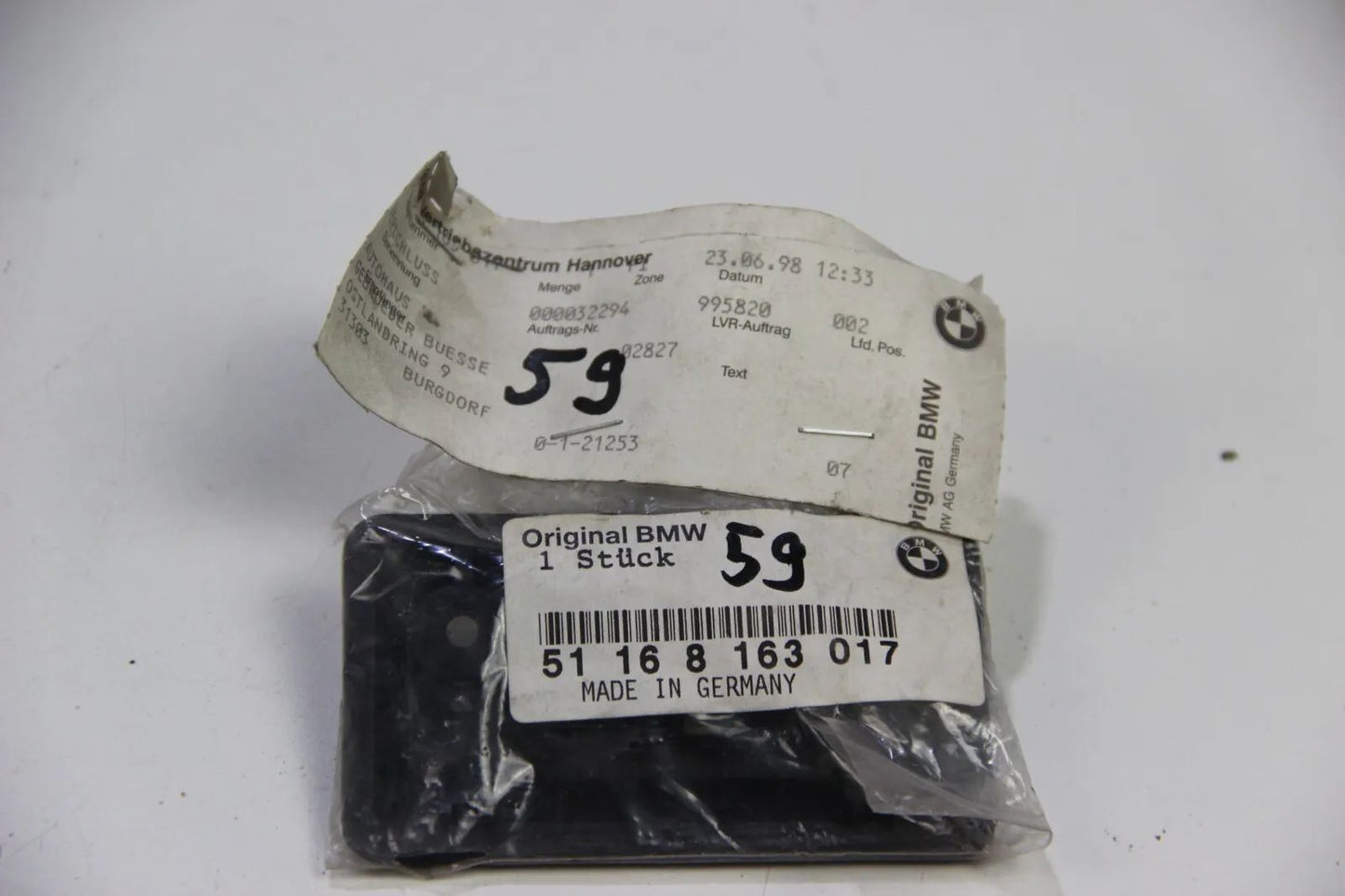 NEU BMW Original E46 E90 E91 E39 Verschluss Handschuhkasten Oberteil 51168163017