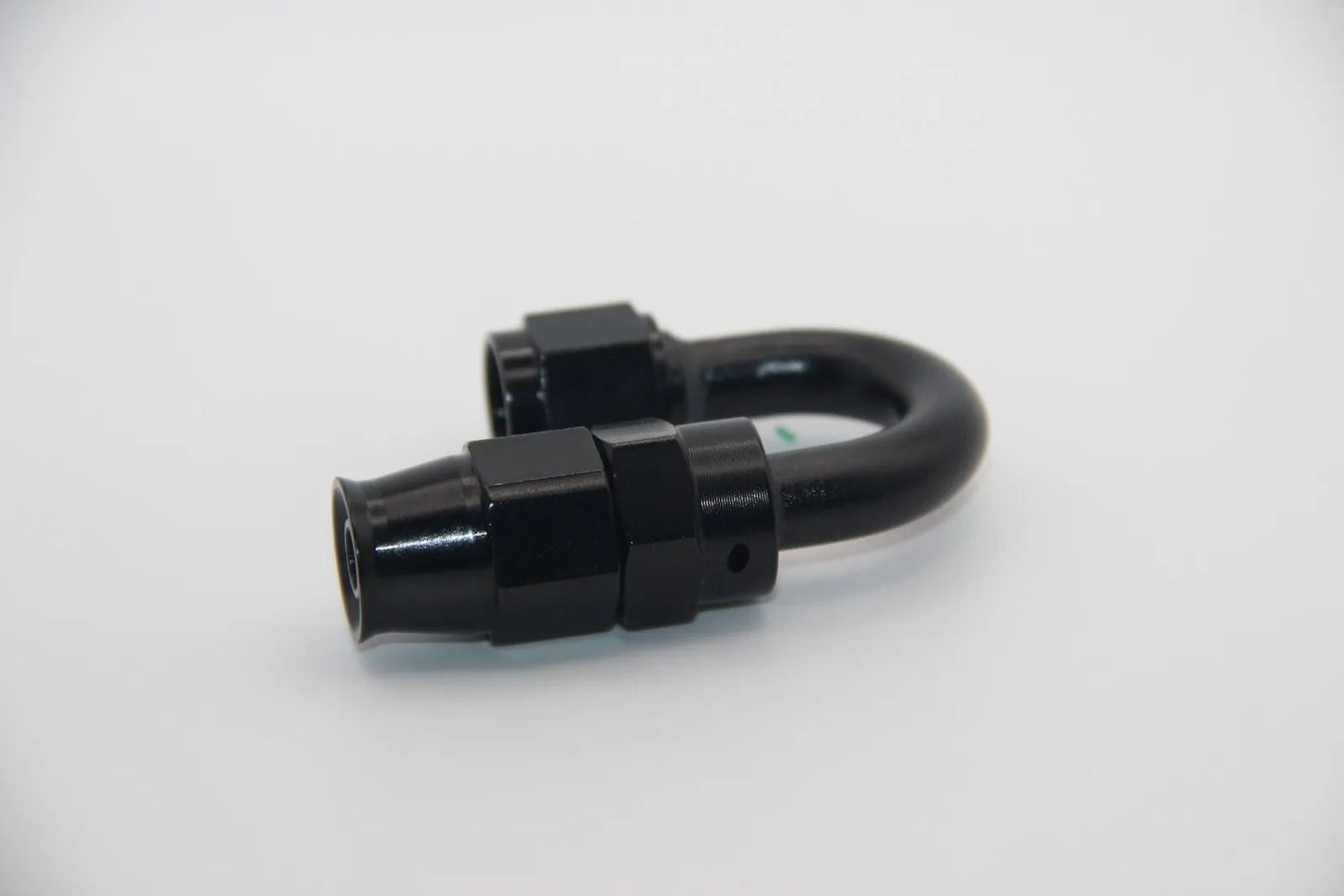 AN6 Alu Fitting 180 Grad NEU Dash6 Winkel schwarz Verbinder AN-6