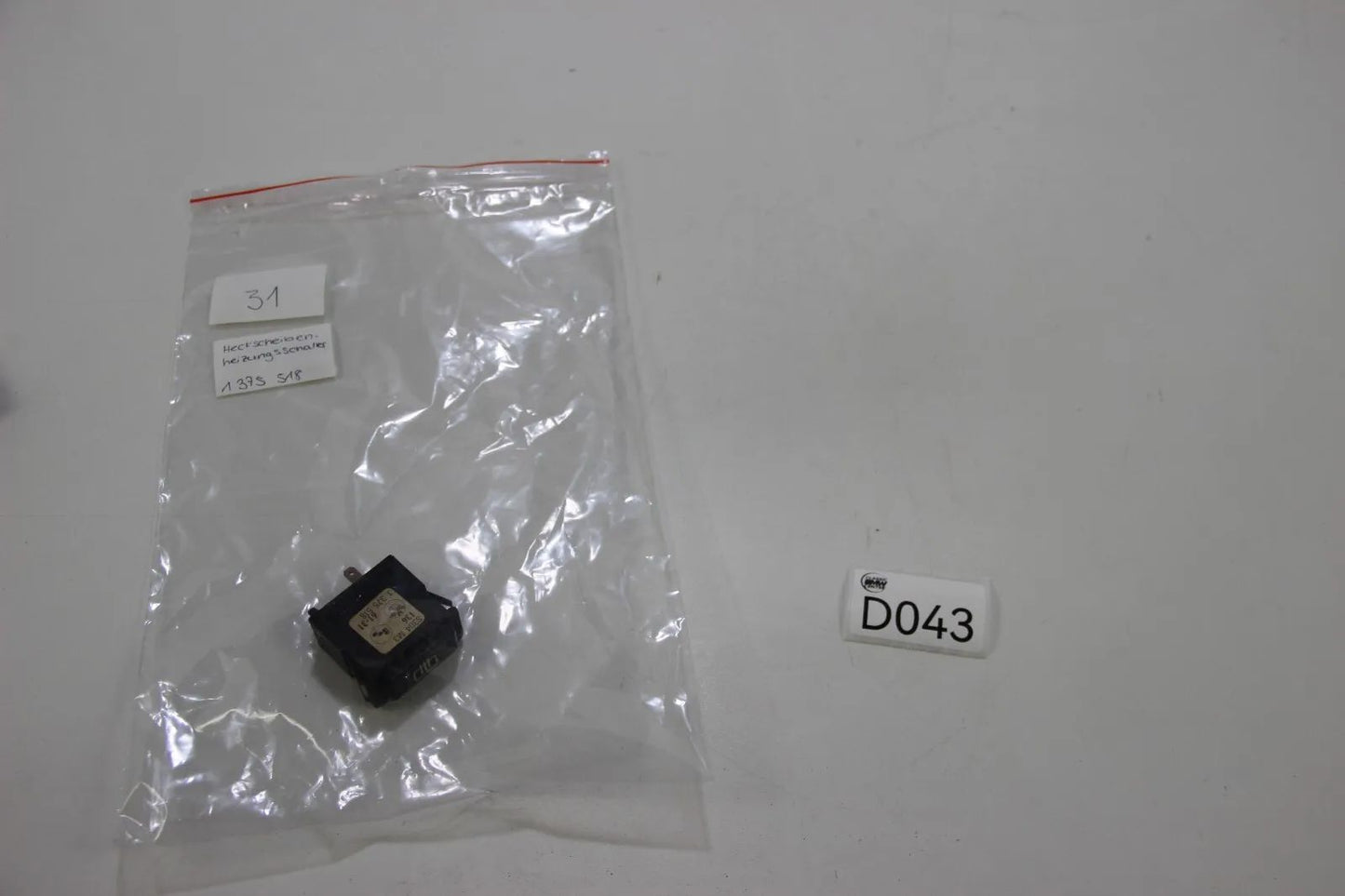 BMW E30 E24 E28 E23 Heckscheibenheizung Schalter elektrisch Heizbar 1375518