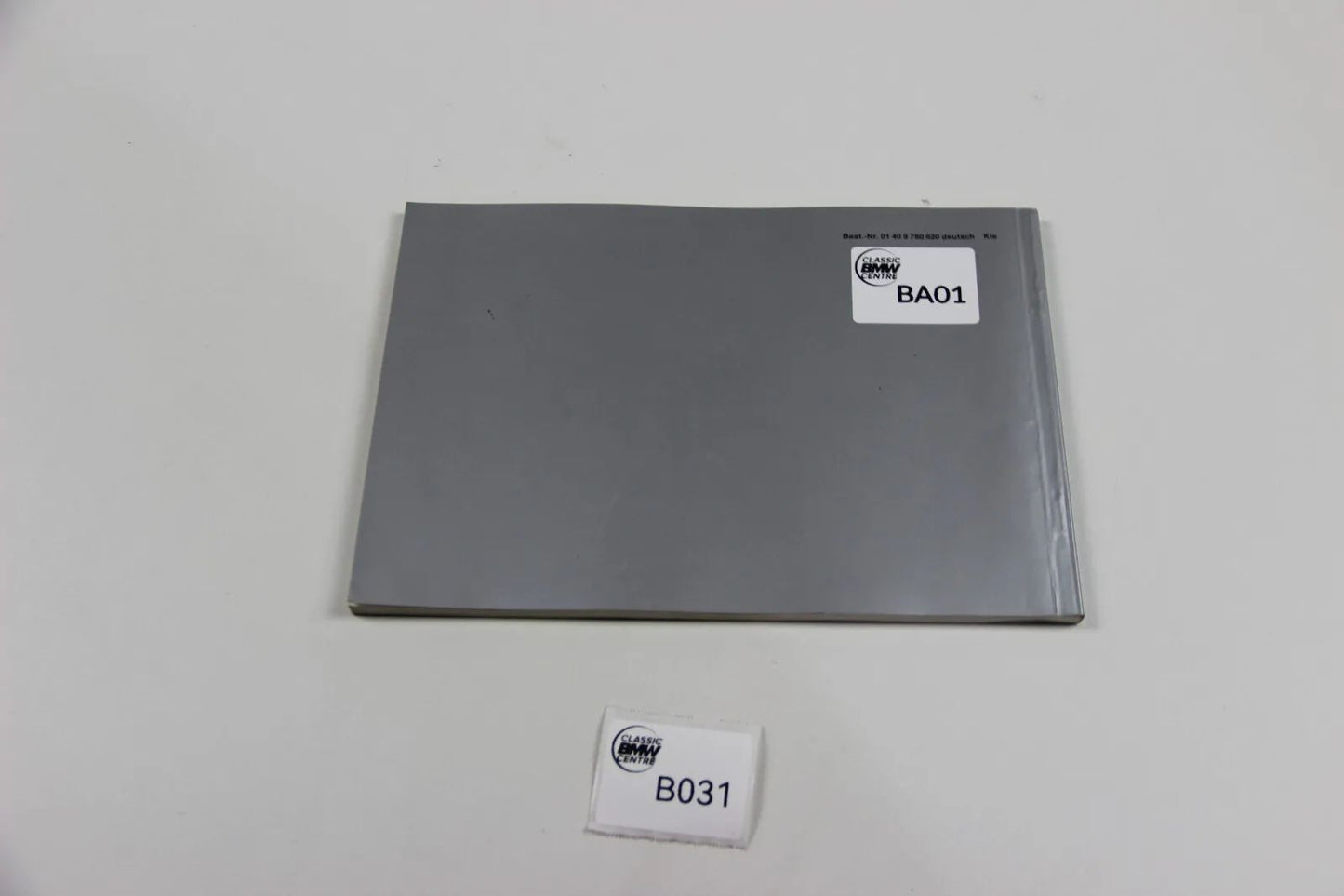 Original BMW E32 730i 735i Betriebsanleitung Bedienungsanleitung 01409780620