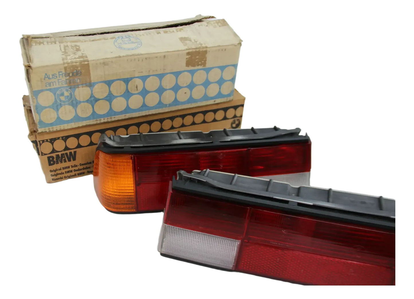 Original BMW E24 628CS-635CSi M635CSi E26 M1 Heckleuchte links + rechts komplett shadowline