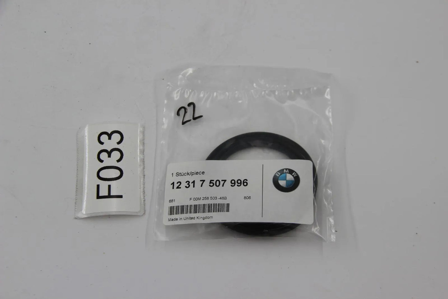 Original BMW E39 E38 E65 E53 Dichtring für Generator wassergekühlt 12317507996