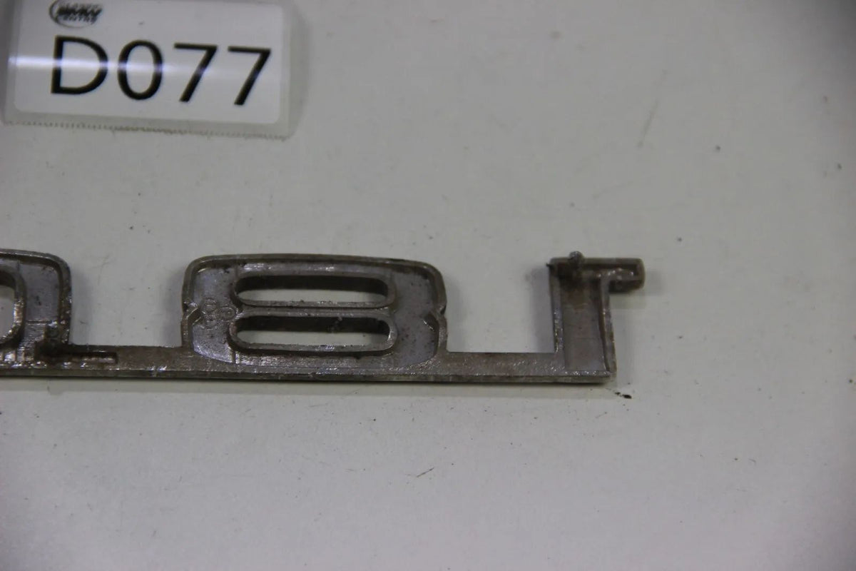 Original BMW E10 Modellbezeichnung Schriftzug Badge 1802 Kofferraumklappe