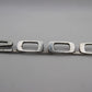 Original BMW Neue Klasse 2000 Modellbezeichnung Emblem Badge Schriftzug