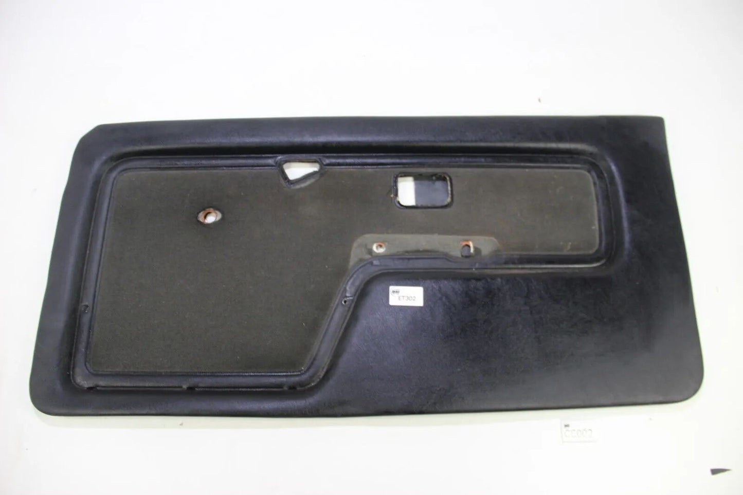 Original BMW E30 2-Türer Türpappe Türverkleidung rechts Leder schwarz Stoff