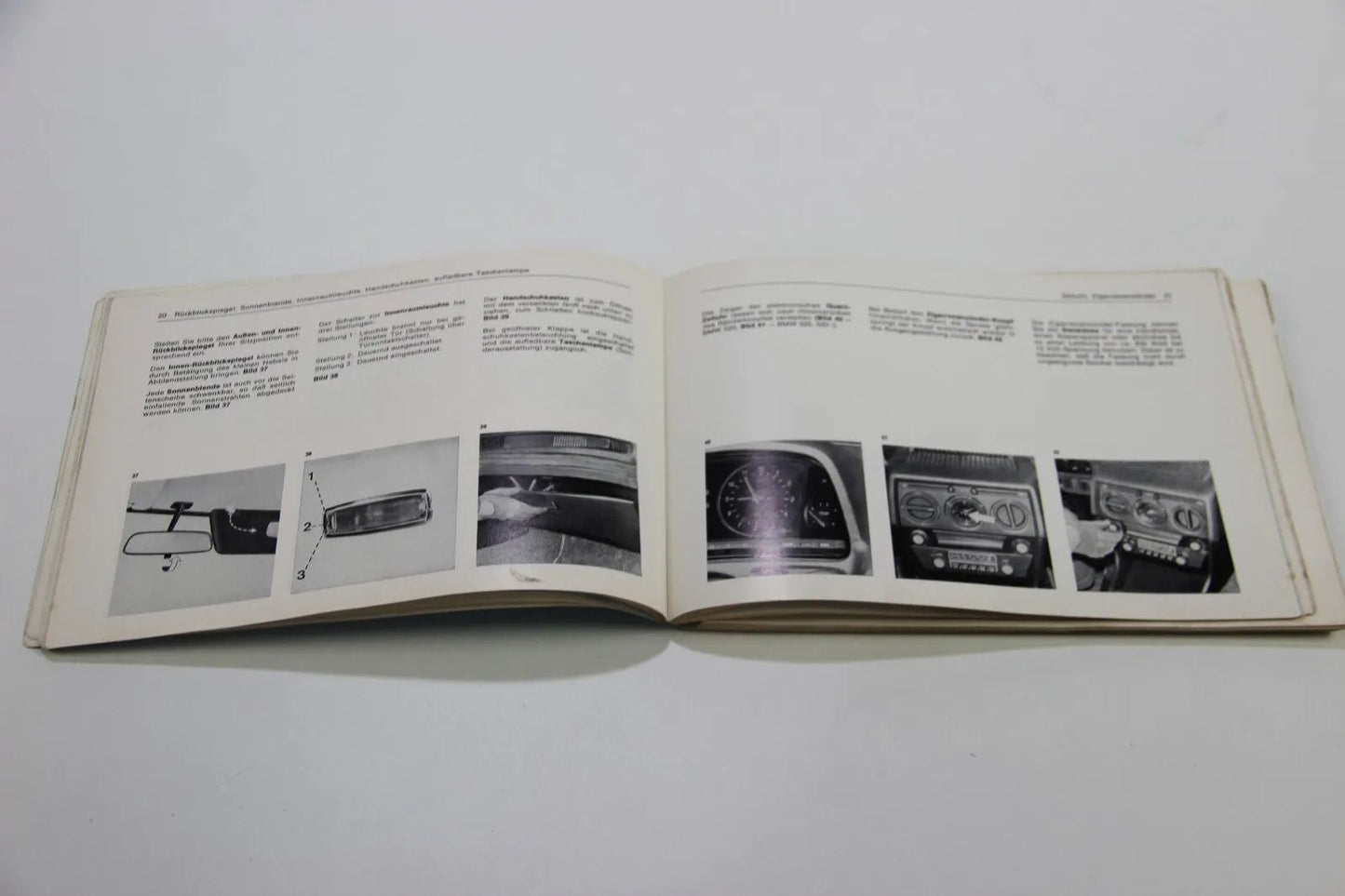 Original BMW E12 520 - 525 Betriebsanleitung 01409699770 Bedienungsanleitung 5er