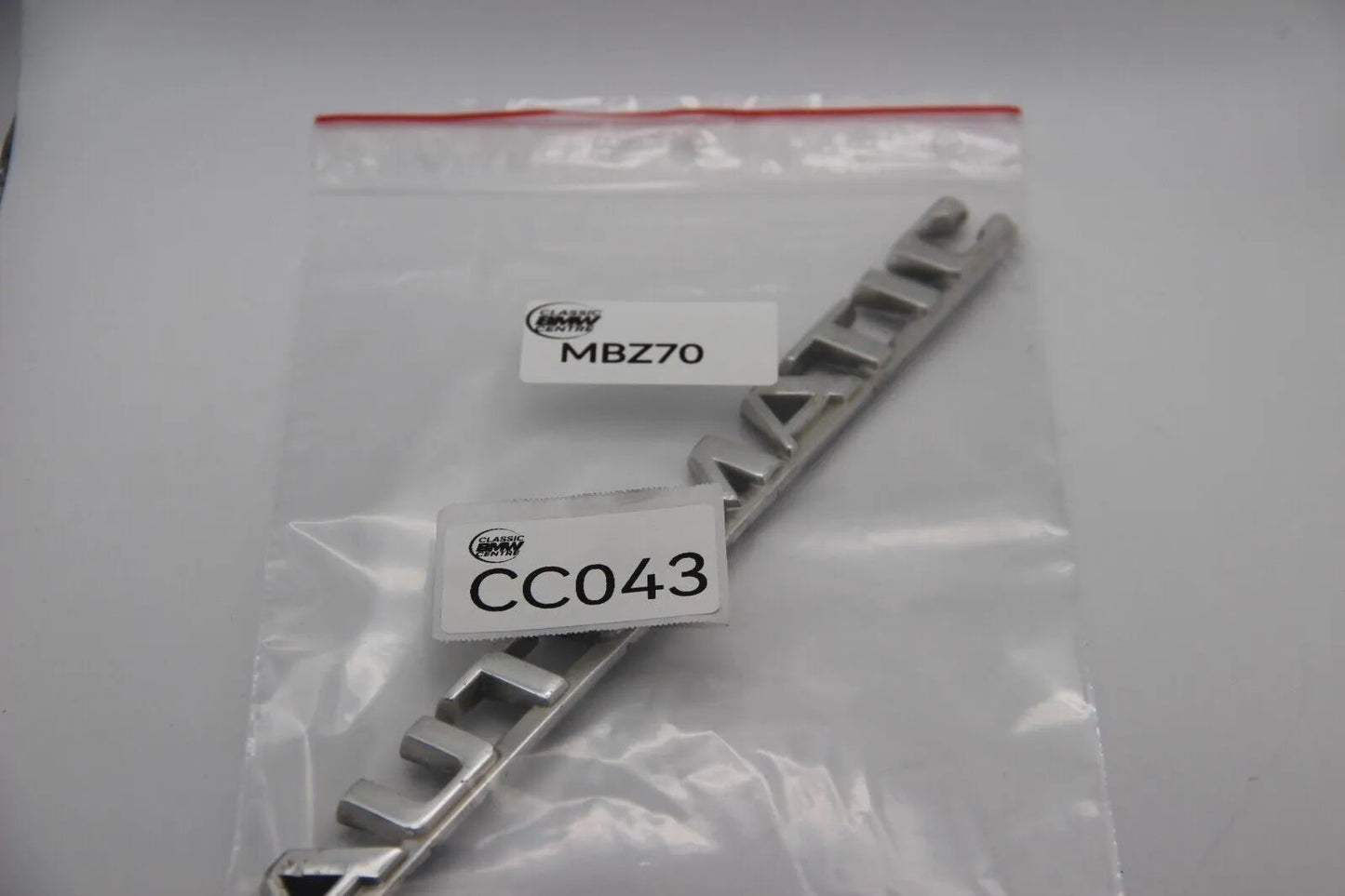 Original BMW Automatik Automatic Modellbezeichnung Emblem Badge Schriftzug