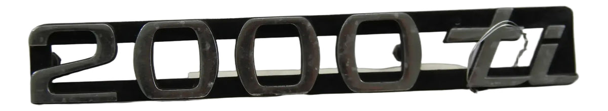 Original BMW E10 2002ti Schriftzug Kühlergrill vorn links Emblem "2000ti"