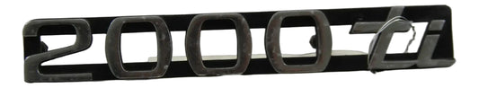Original BMW E10 2002ti Schriftzug Kühlergrill vorn links Emblem "2000ti"