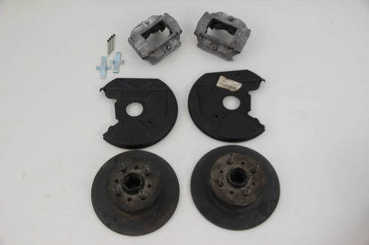 Original BMW E10 2002tii 2002ti Bremssattel Bremsscheibe Radnabe Ankerblech Satz