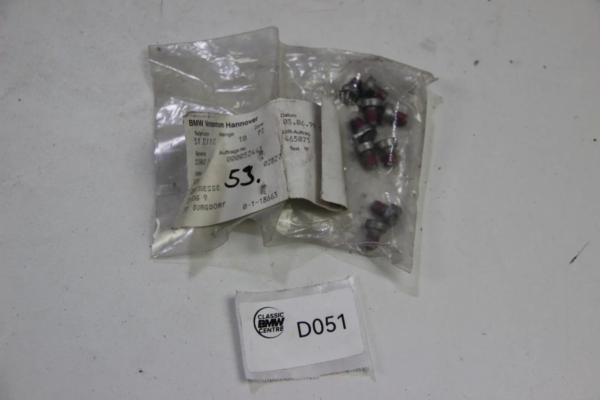 NEU Original BMW E34 Schrauben Zylinderschrauben 51328181425 5er OEM