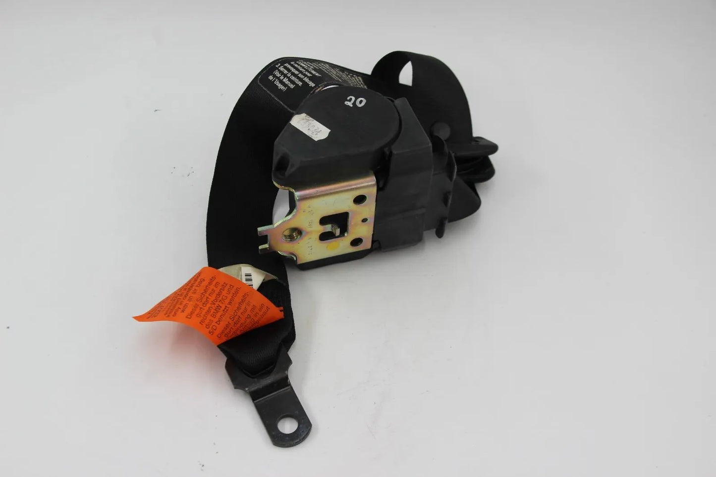 BMW E39 E38 5er 7er Obergurt vorn rechts mit Kraftbegrenzer Schwarz 72118198572