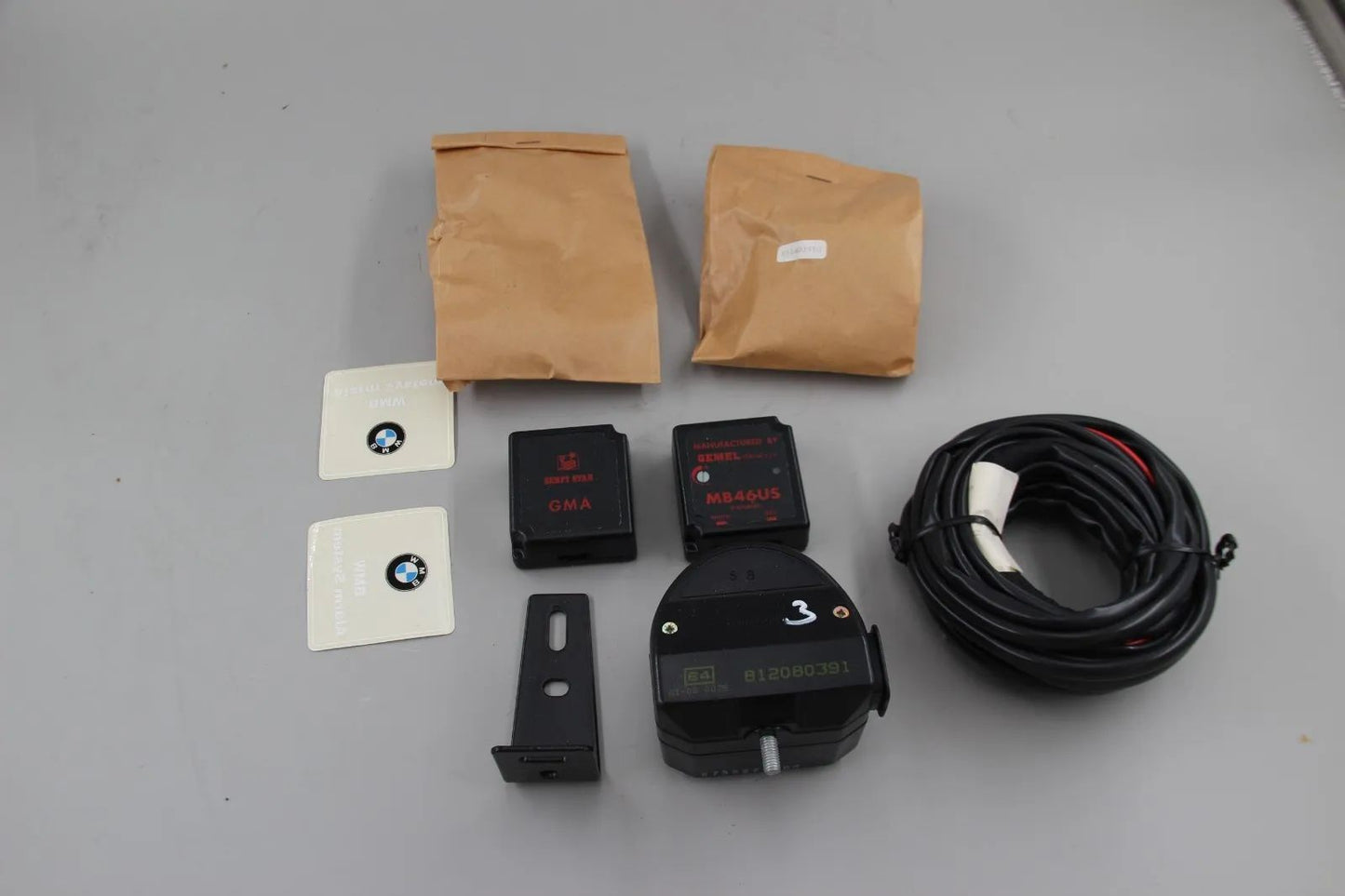 Original BMW E46 Nachrüstset Nachrüstsatz Alarmanlage NOS 99990460960