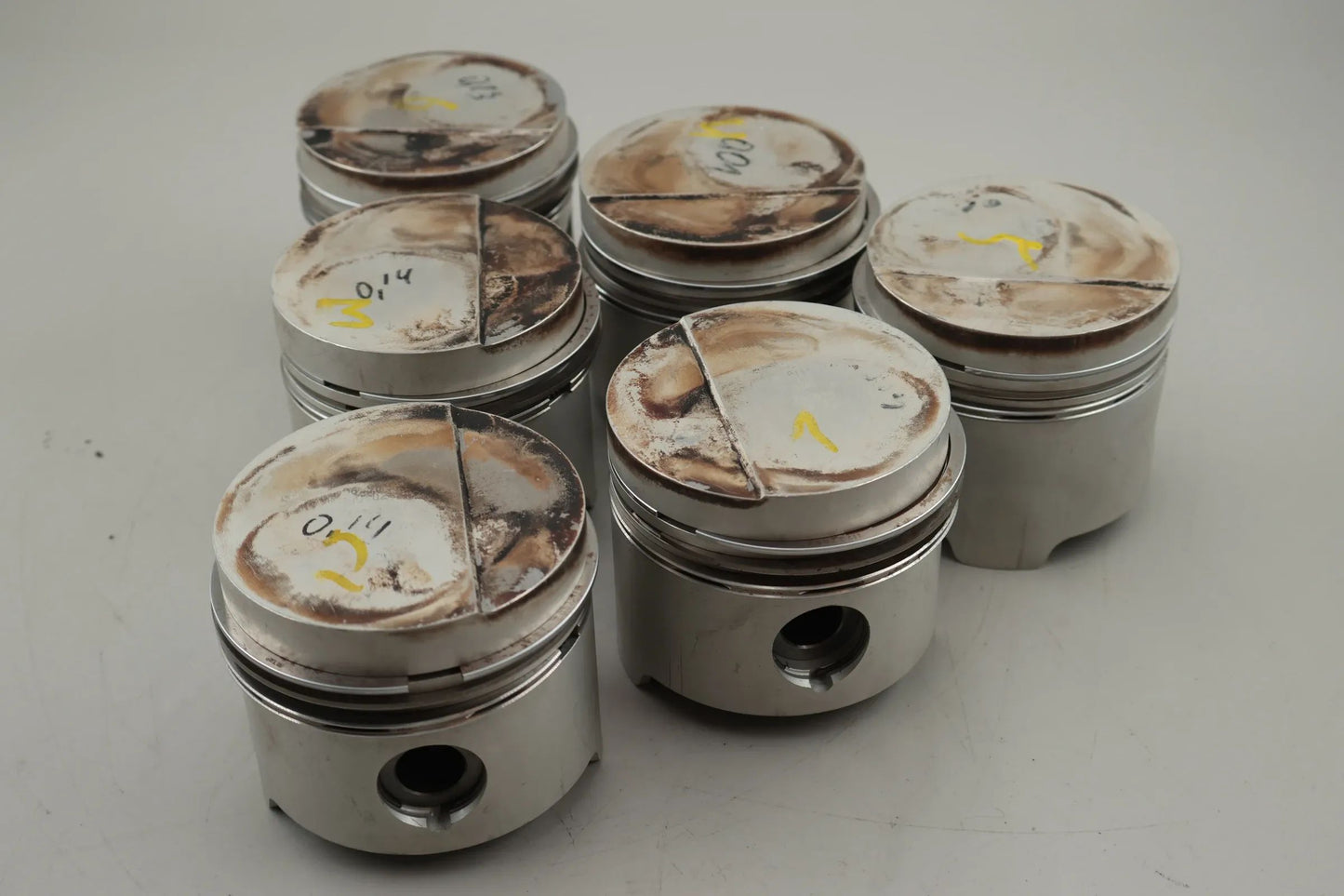 Mercedes-Benz W113 M130  Mahle Kolben 6x Reparsturstufe 86,98m Nur Probelauf