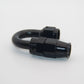AN6 Alu Fitting 180 Grad NEU Dash6 Winkel schwarz Verbinder AN-6