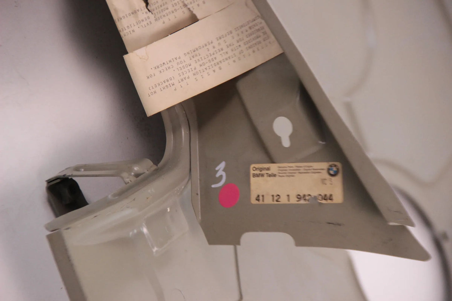 Original BMW E24 635csi M635csi Boden Gepäckraumboden seitlich 41121942044