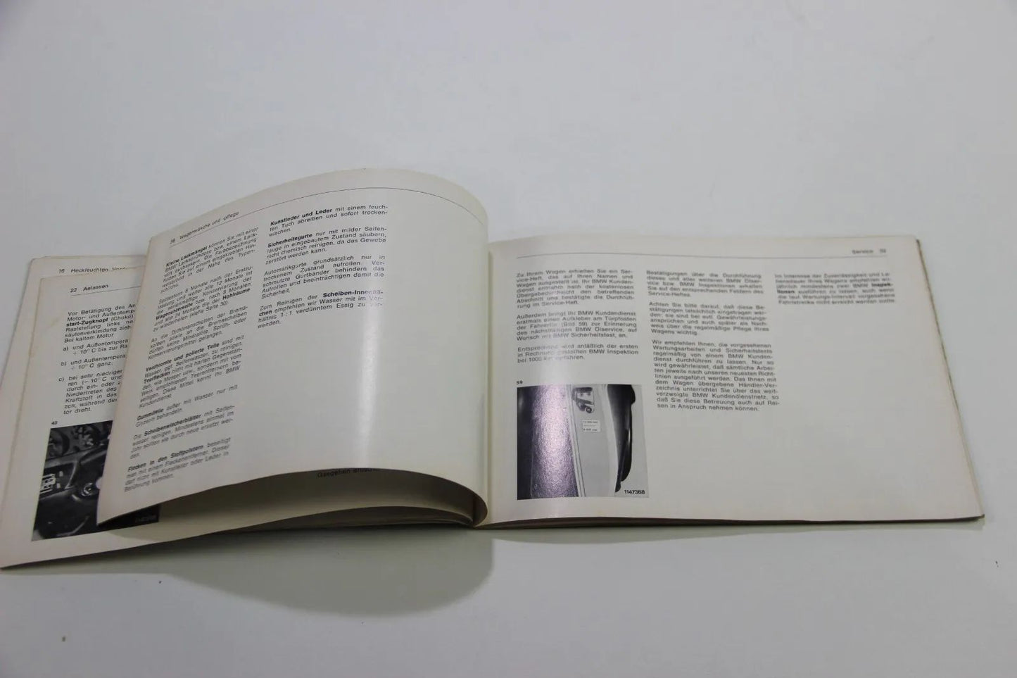 Original BMW E10 1502 Betriebsanleitung 01409760220 Bedienungsanleitung 02