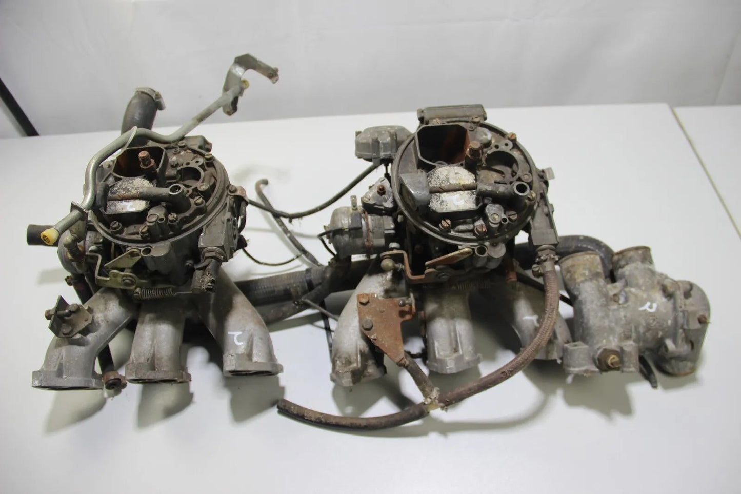 BMW M30 Oldtimer Vergaser Ansaugbrücke Krümmer 1254376 1254375