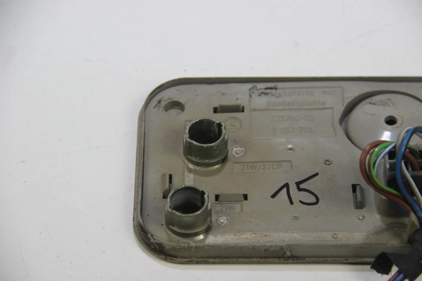 Original BMW E3 2500 2800 3.0 si Abdeckplatte mit Kontaktplatte Rechts 1353734