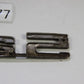 Original BMW E12 Modellbezeichnung Schriftzug Badge 520 Kofferraumklappe