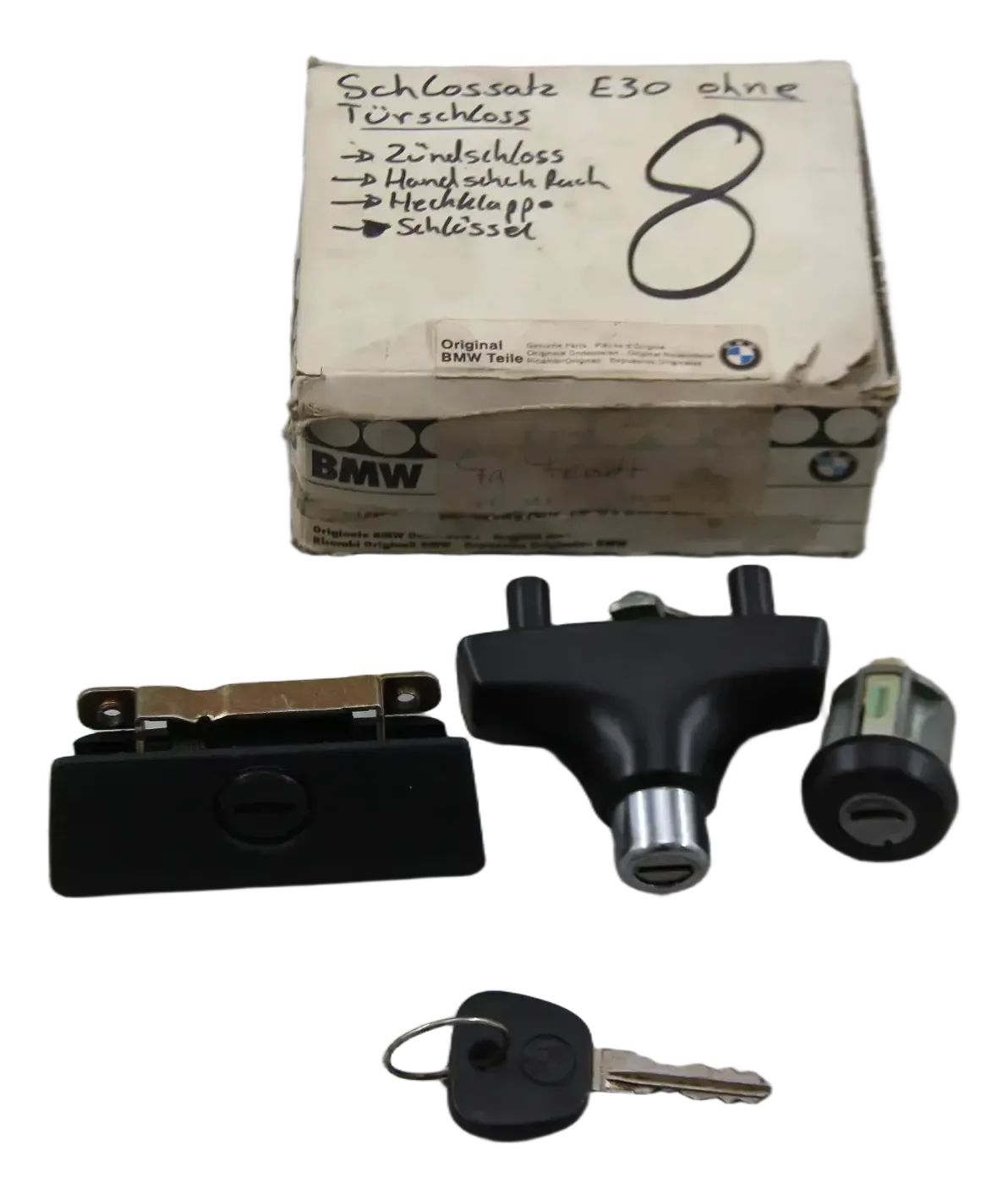 Original BMW E30 Reparatursatz Gleichschliessung OHNE Türschloss 51211904727